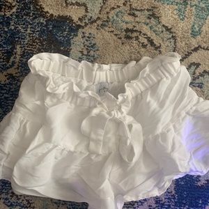 princess polly ruffle shorts